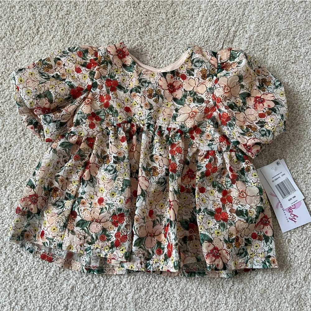 Floral Bonnie Baby Top